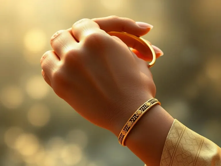 Wearing Gold Bangle Spiritual Meaning: A Journey into Its Mystical Significance