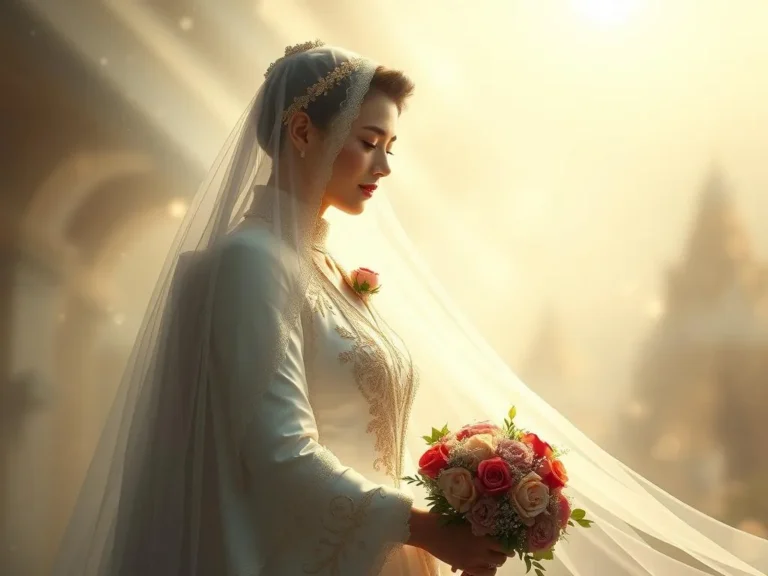 Wearing Wedding Gown Spiritual Meaning: A Journey into Love and Transformation