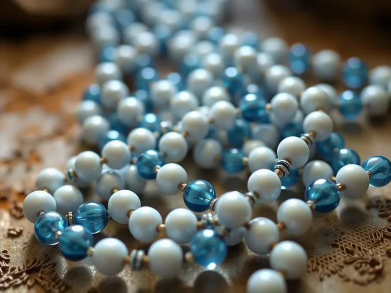 White and Blue Beads Spiritual Meaning: Unraveling Their Significance