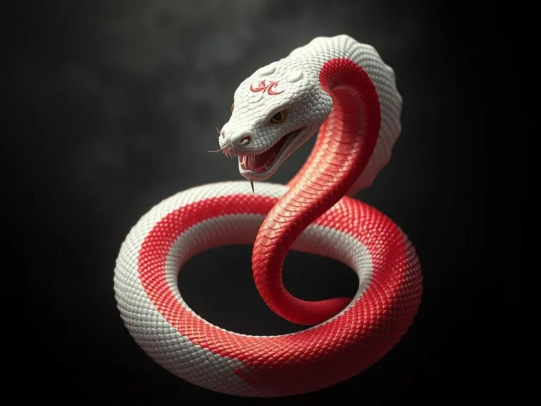 White and Red Snake Spiritual Meaning: Unveiling Mystical Insights