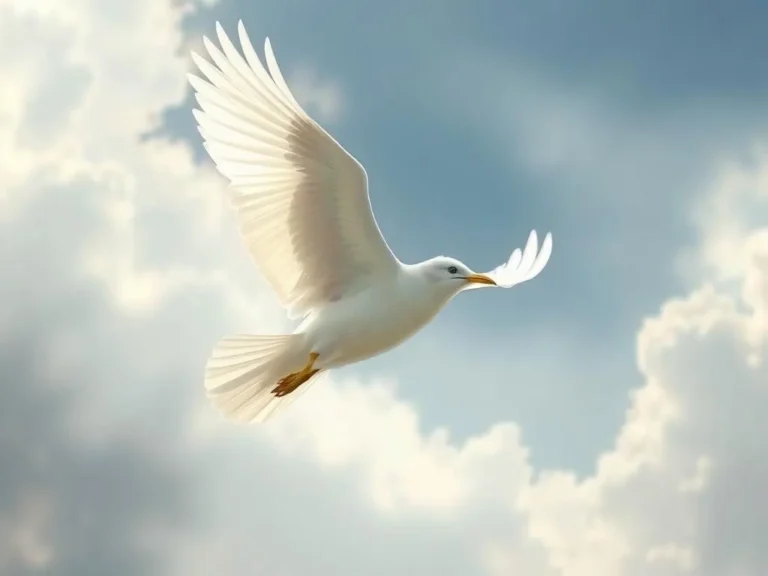 White Bird Flying Spiritual Meaning: Discovering Freedom and New Beginnings