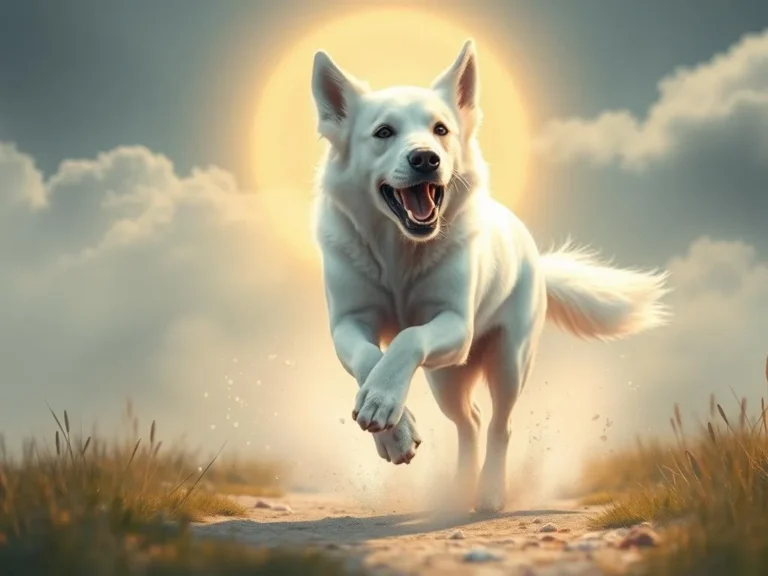 White Dog Running Spiritual Meaning: A Journey into the Heart of Spiritual Symbols