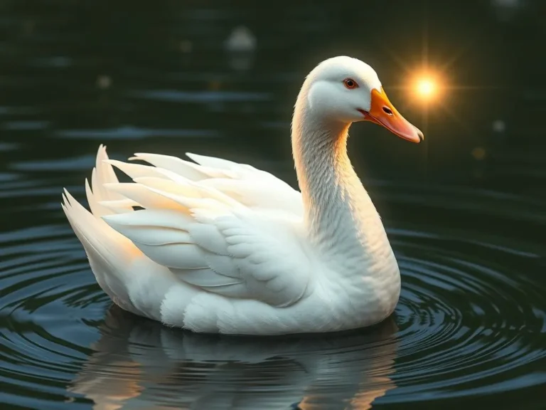 White Duck Spiritual Meaning: Discovering the Wisdom of These Gentle Creatures