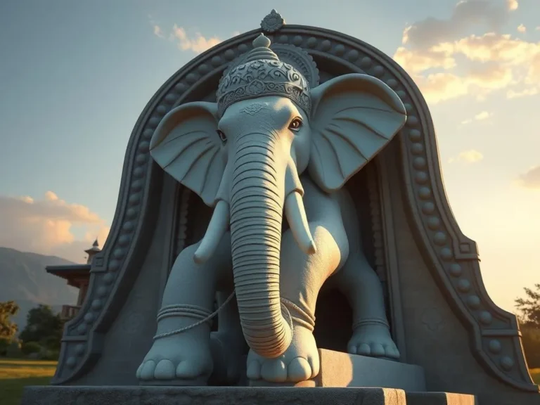 White Elephant Statue Spiritual Meaning: Embracing Wisdom and Abundance