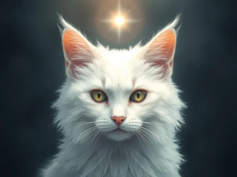 White Fluffy Cat Spiritual Meaning: Unraveling the Mysteries of Feline Energy