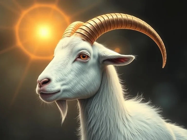 White Goat Spiritual Meaning: Unlocking the Mystical Wisdom of the White Goat