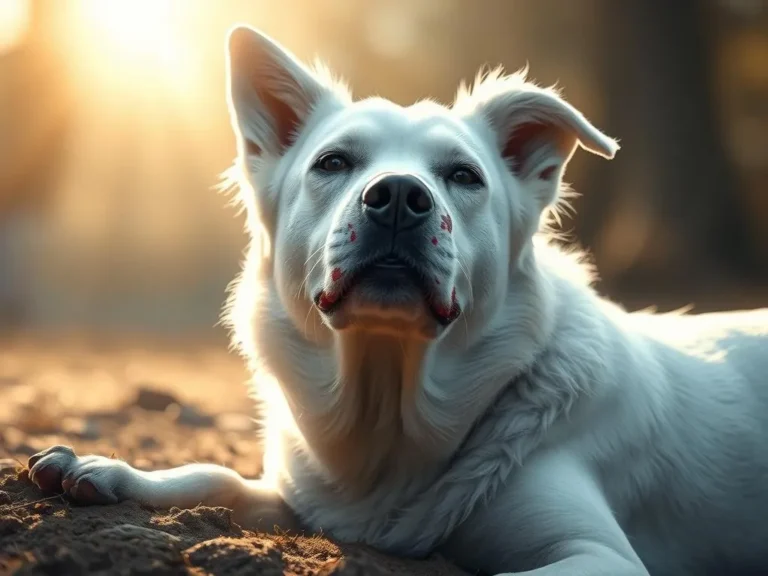 White Injured Dog Spiritual Meaning: A Journey Through Compassion and Healing