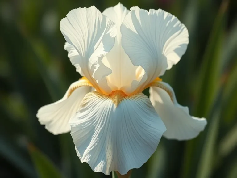 White Iris Spiritual Meaning: Unveiling the Mystical Essence