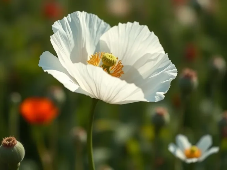 White Poppy Spiritual Meaning: Exploring Its Deep Connection to Peace and Healing