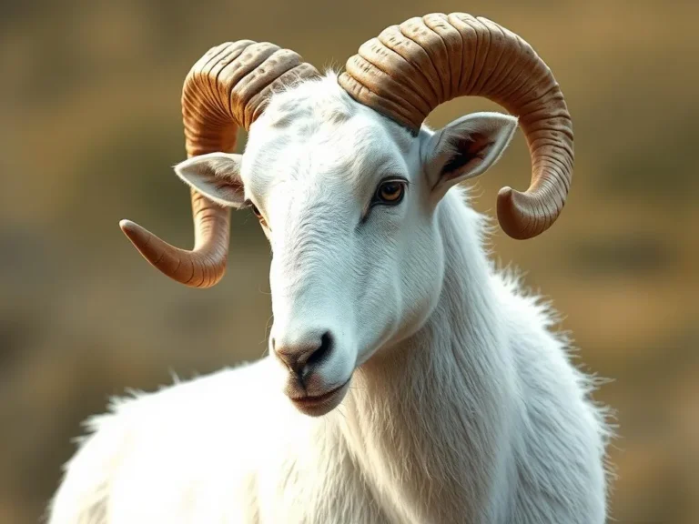 White Ram Spiritual Meaning: Discovering the Divine Insights of This Majestic Creature