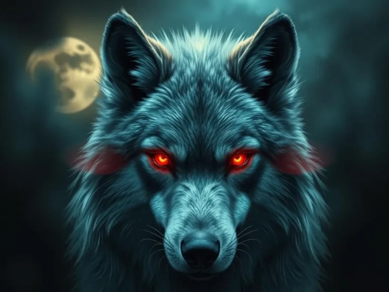Wolf with Red Eyes Spiritual Meaning: Unveiling the Mystical Symbolism