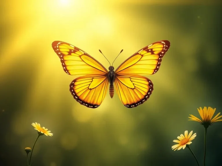 Yellow Butterfly Spiritual Meaning: Discovering the Mystical Essence of Transformation