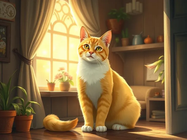 Yellow Cat in House Spiritual Meaning: Discovering the Hidden Messages of Your Feline Friend