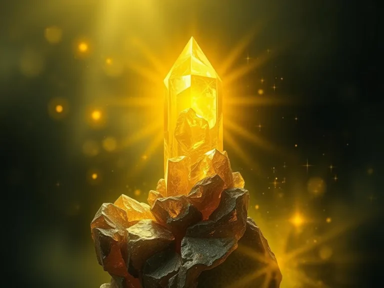 Yellow Crystal Spiritual Meaning: Unlocking the Power of Positivity and Joy