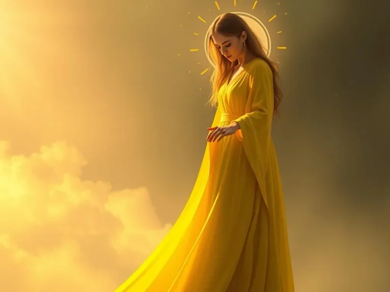 Yellow Gown Spiritual Meaning: A Journey into Inner Light and Joy
