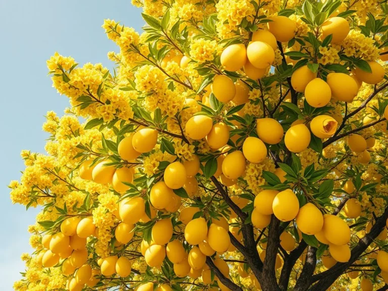 Yellow Lemon Trees Spiritual Meaning: A Journey into Light and Renewal