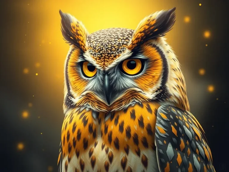 Yellow Owl Spiritual Meaning: Discovering Wisdom and Intuition