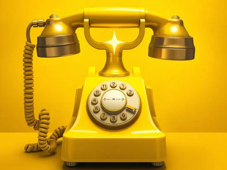 Yellow Telephone Spiritual Meaning: Connecting with the Divine